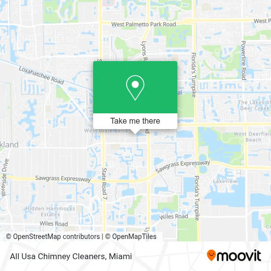 All Usa Chimney Cleaners map