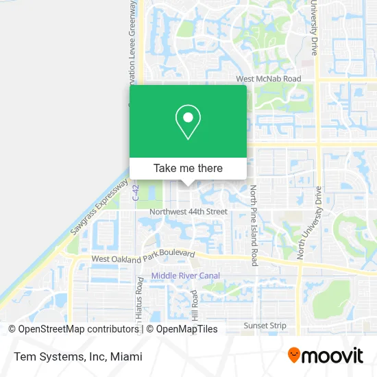 Tem Systems, Inc map