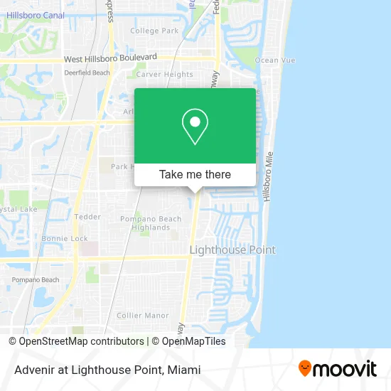 Advenir at Lighthouse Point map