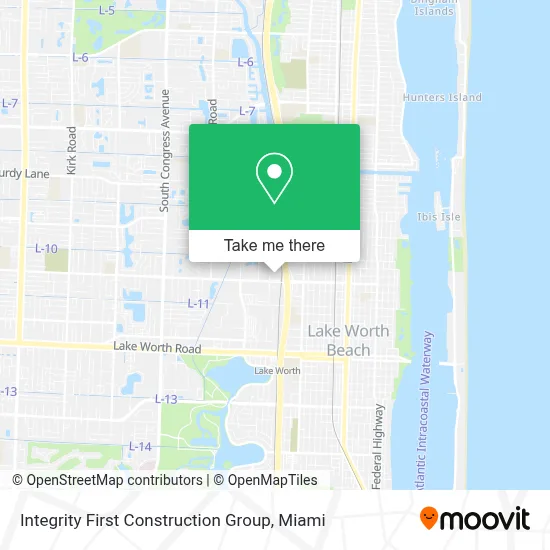 Integrity First Construction Group map