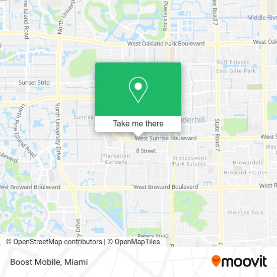 Boost Mobile map