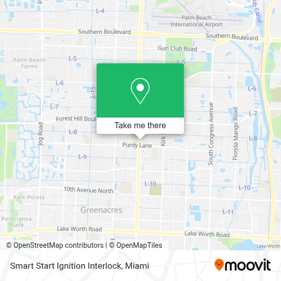 Smart Start Ignition Interlock map