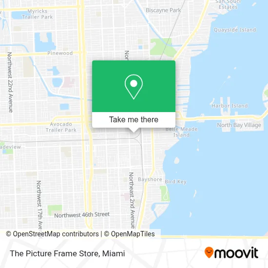 The Picture Frame Store map