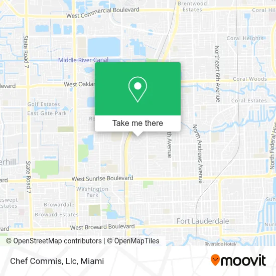 Chef Commis, Llc map
