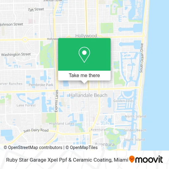 Ruby Star Garage Xpel Ppf & Ceramic Coating map