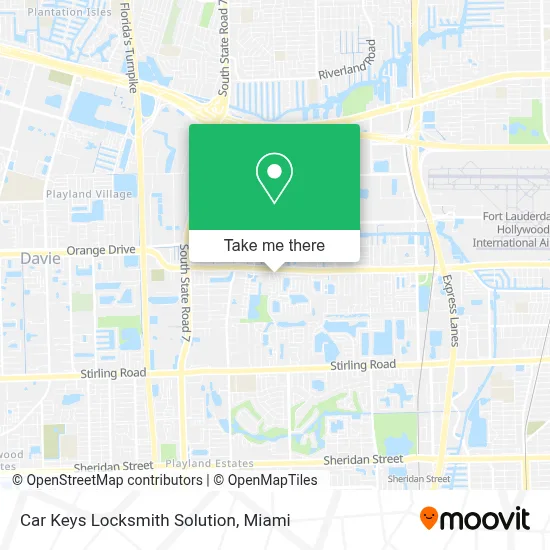 Car Keys Locksmith Solution map