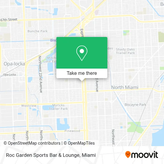 Roc Garden Sports Bar & Lounge map