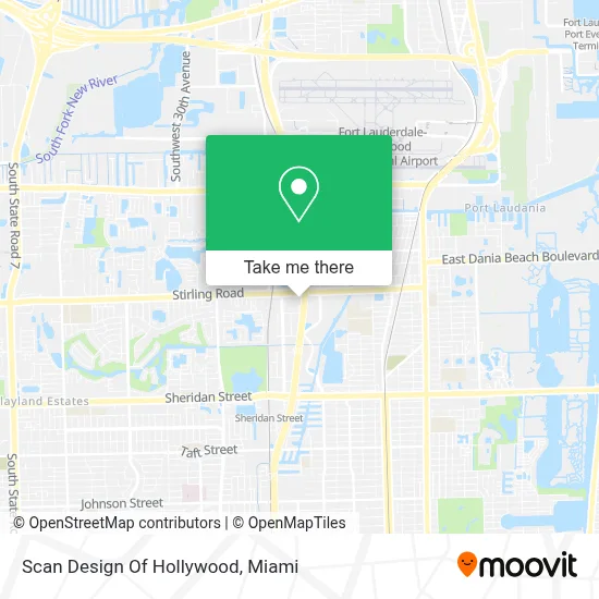 Scan Design Of Hollywood map