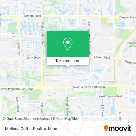 Melissa Cutter Realtor map
