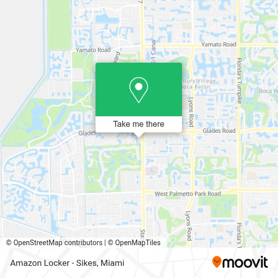 Amazon Locker - Sikes map