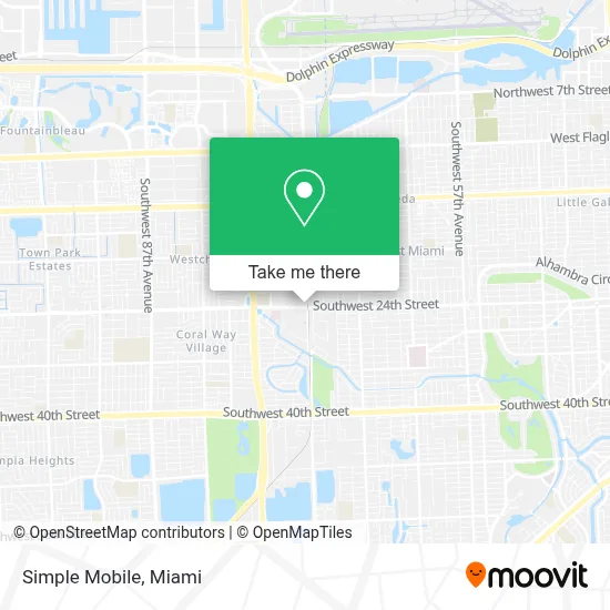 Simple Mobile map