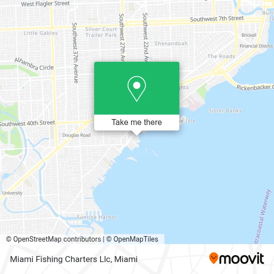 Miami Fishing Charters Llc map