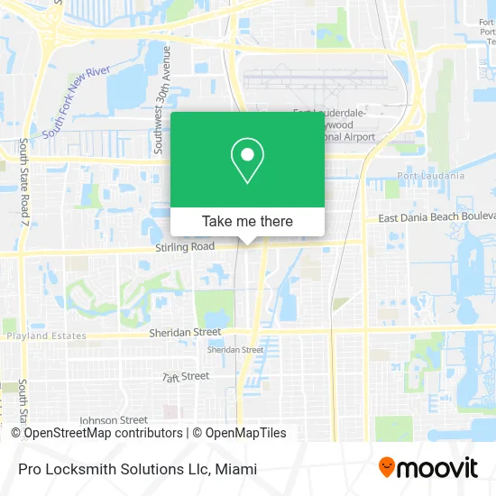 Pro Locksmith Solutions Llc map