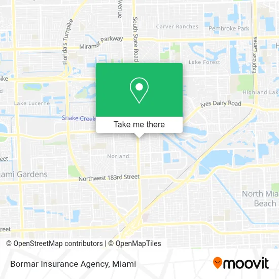 Bormar Insurance Agency map