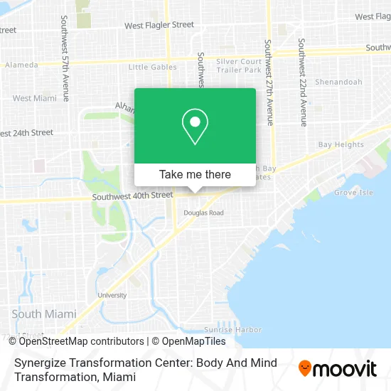 Synergize Transformation Center: Body And Mind Transformation map