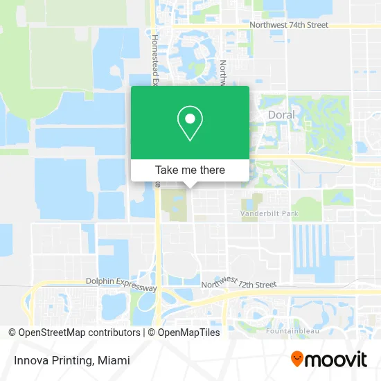 Innova Printing map
