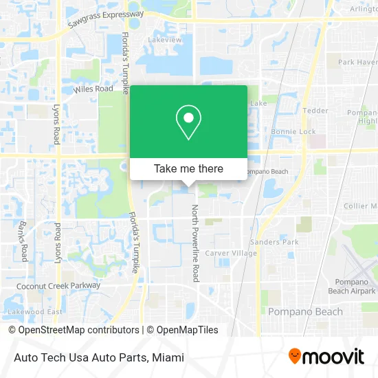Auto Tech Usa Auto Parts map
