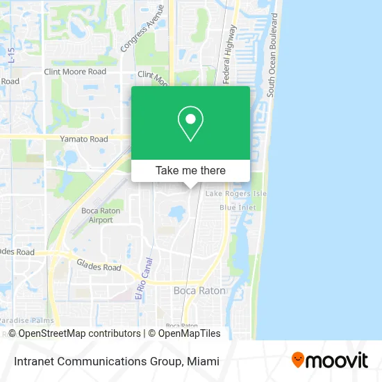 Intranet Communications Group map