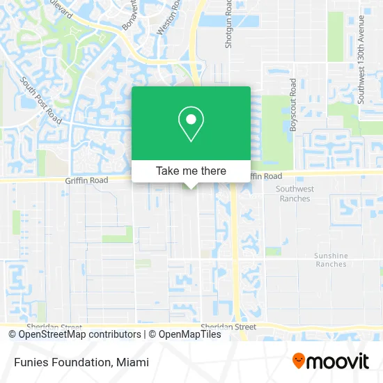 Funies Foundation map