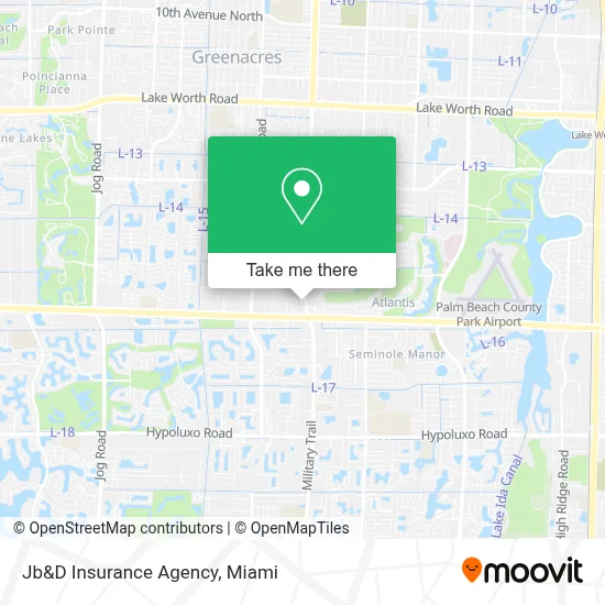 Jb&D Insurance Agency map