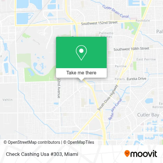 Check Cashing Usa #303 map