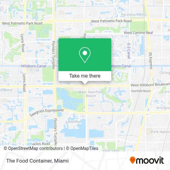 The Food Container map