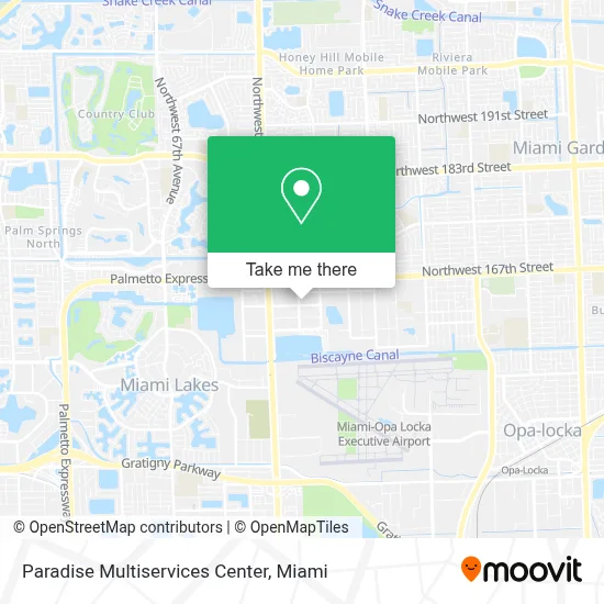 Paradise Multiservices Center map