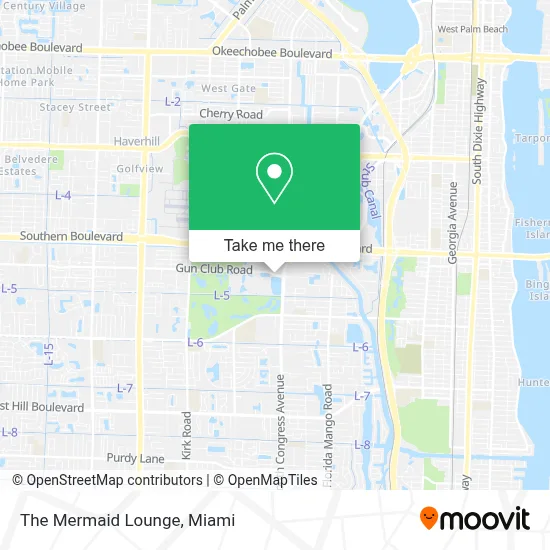 The Mermaid Lounge map
