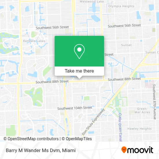Barry M Wander Ms Dvm map