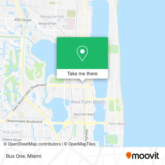 Bus One map