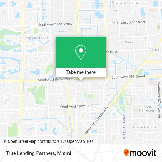 True Lending Partners map