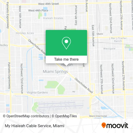 My Hialeah Cable Service map