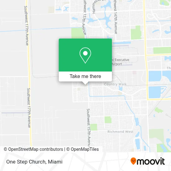 One Step Church map