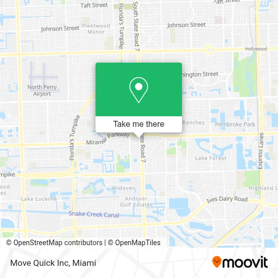 Move Quick Inc map