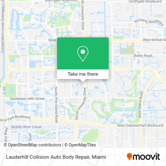 Lauderhill Collision Auto Body Repair map