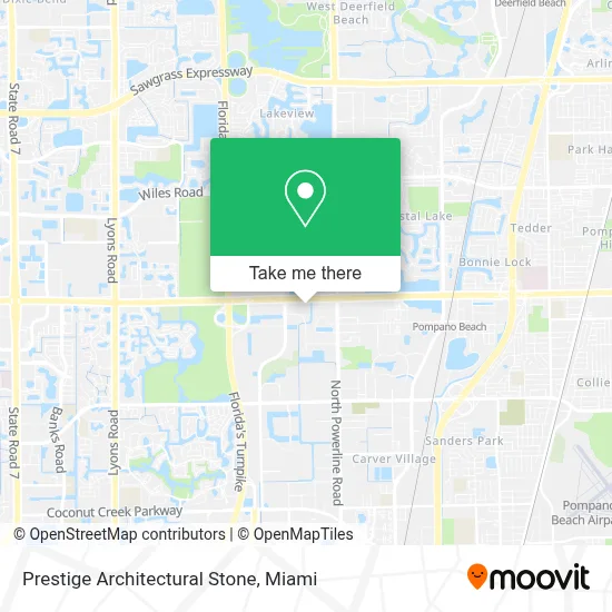 Prestige Architectural Stone map