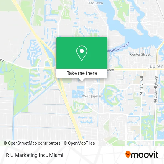 R U Marketing Inc. map