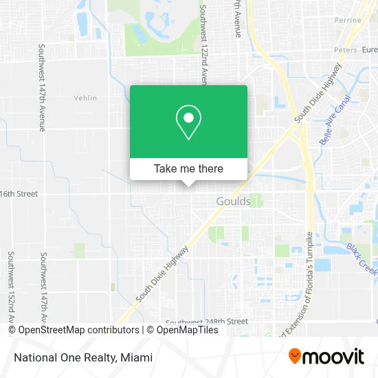 National One Realty map