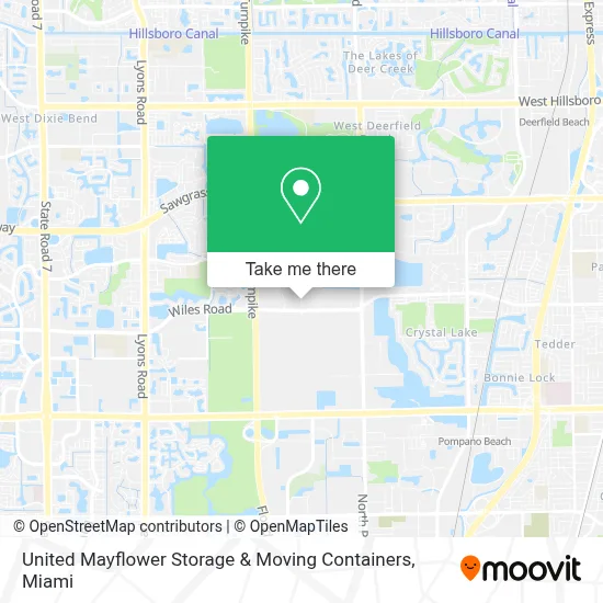 United Mayflower Storage & Moving Containers map