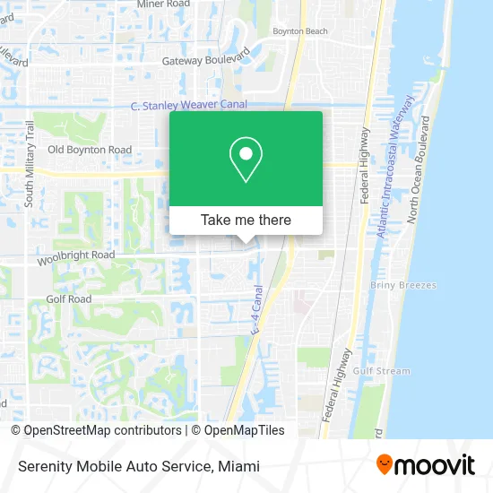 Serenity Mobile Auto Service map
