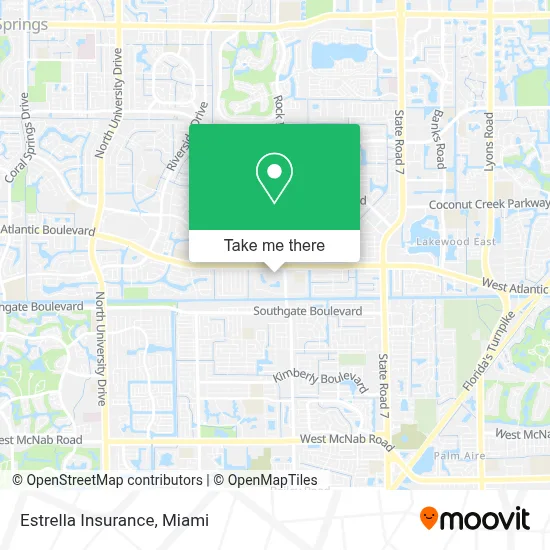 Estrella Insurance map