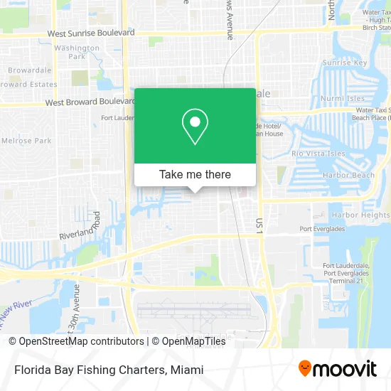 Florida Bay Fishing Charters map