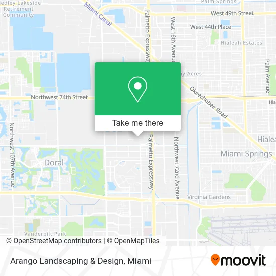 Arango Landscaping & Design map