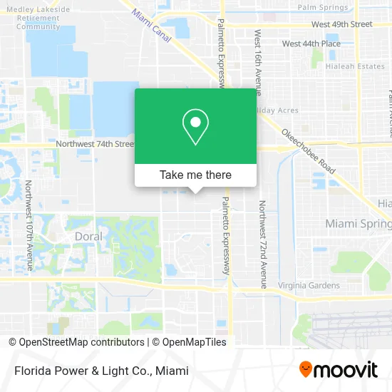 Florida Power & Light Co. map