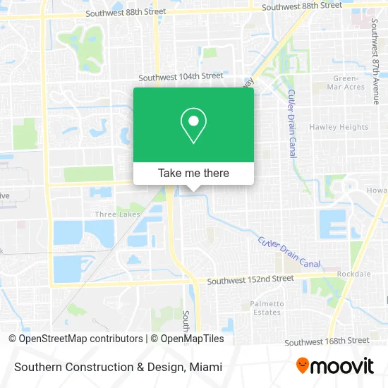 Southern Construction & Design map
