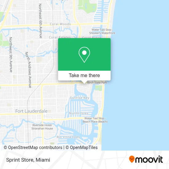 Sprint Store map