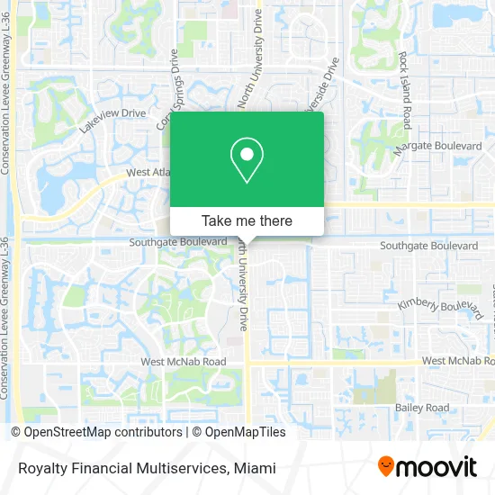 Royalty Financial Multiservices map