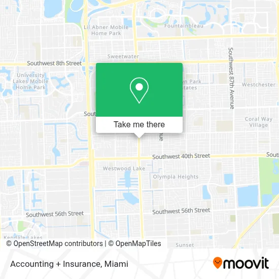 Accounting + Insurance map