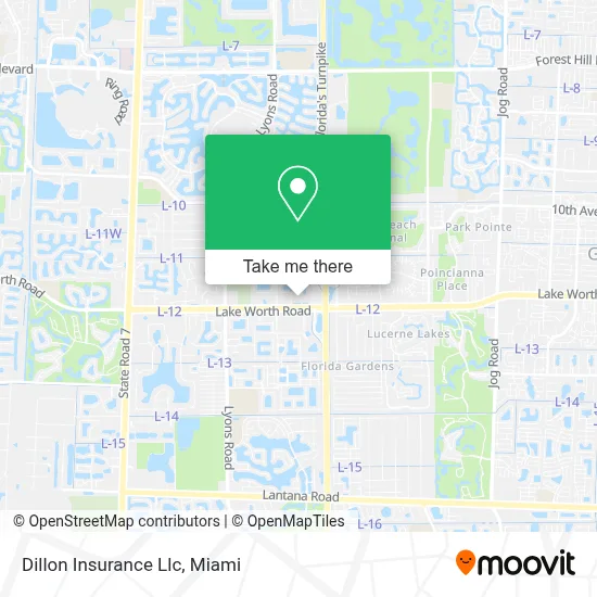 Dillon Insurance Llc map
