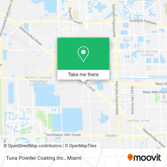 Tuna Powder Coating Inc. map